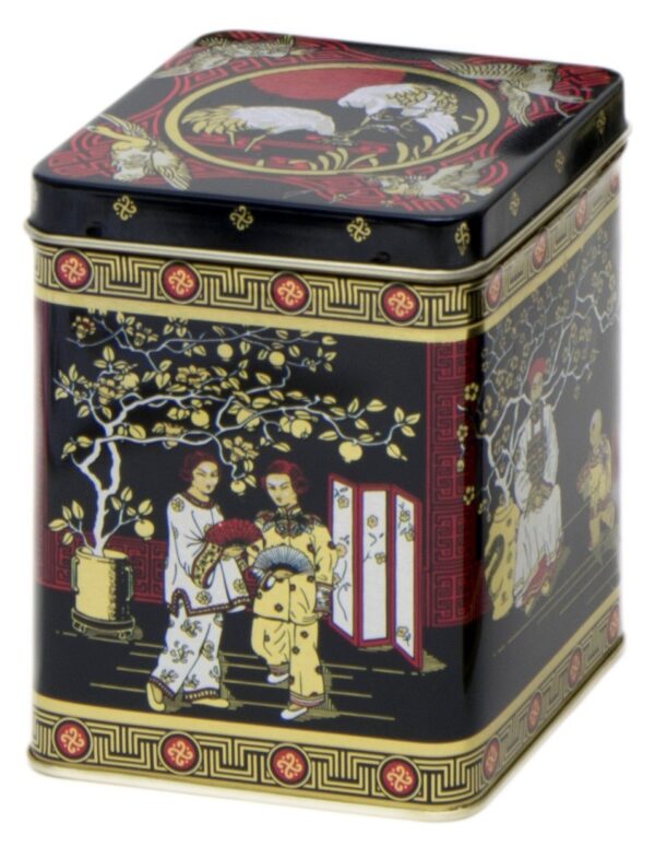 Boîte noire motif chinois 200g